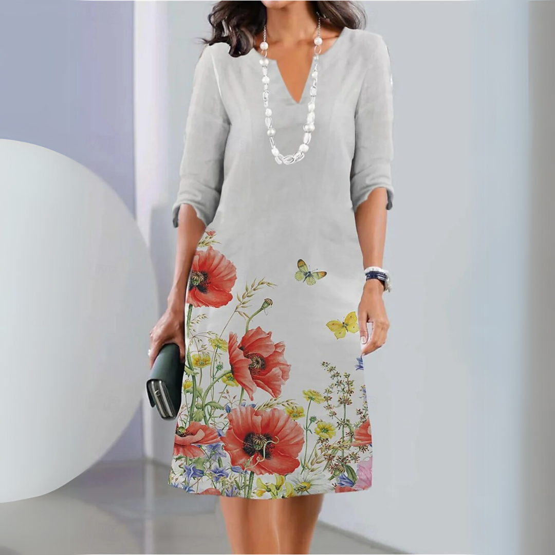 Clara - Vestido con estampado floral