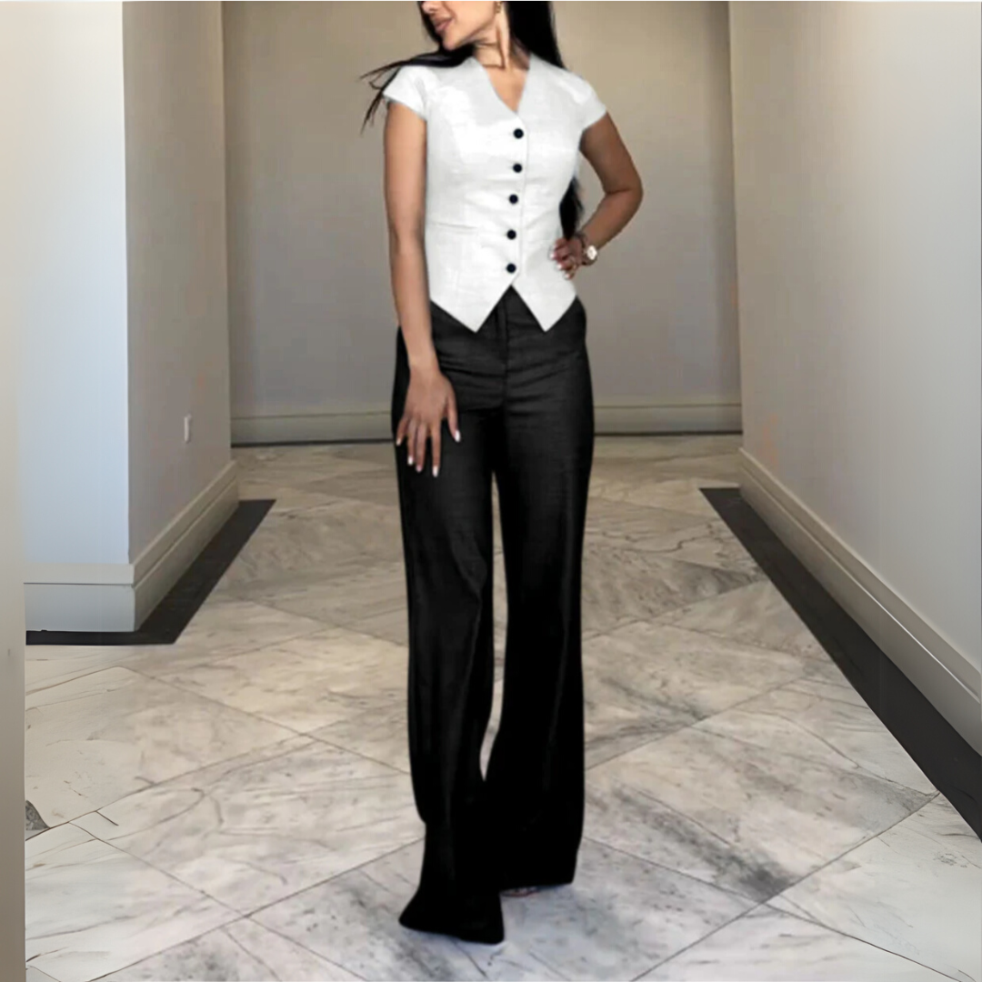Delfina - Elegante conjunto sin mangas
