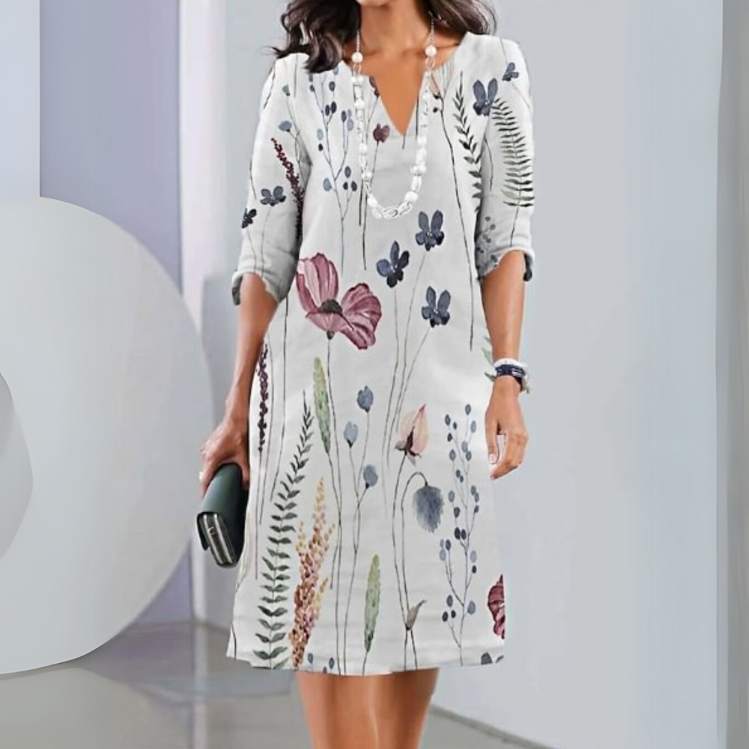 Clara - Vestido con estampado floral