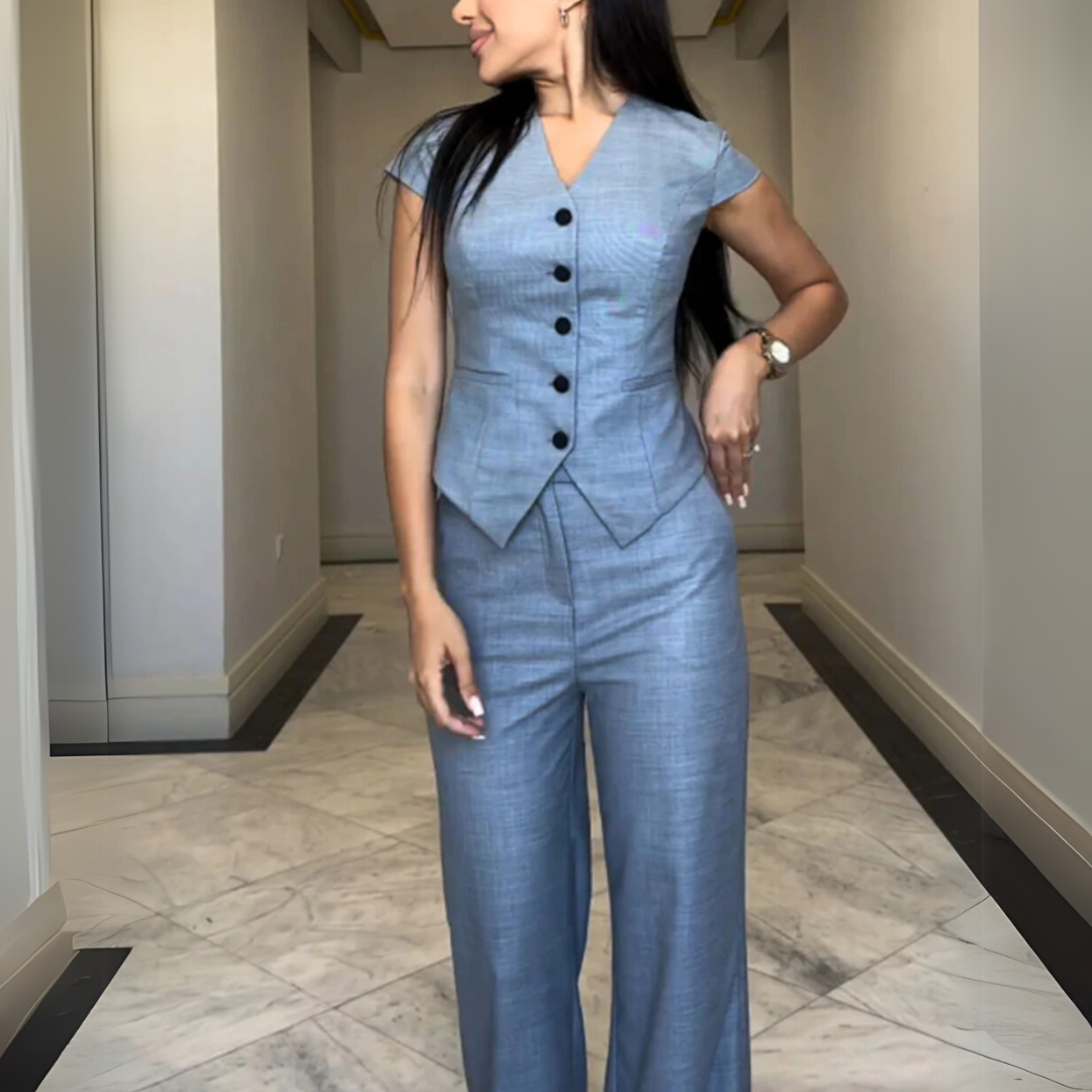 Delfina - Elegante conjunto sin mangas