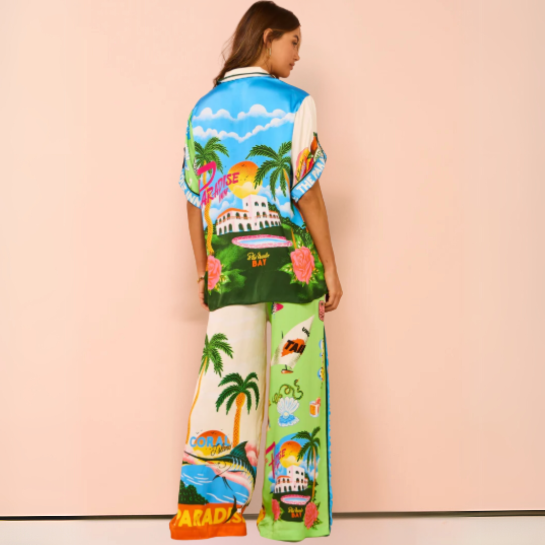 Mariela - Conjunto holgado estampado