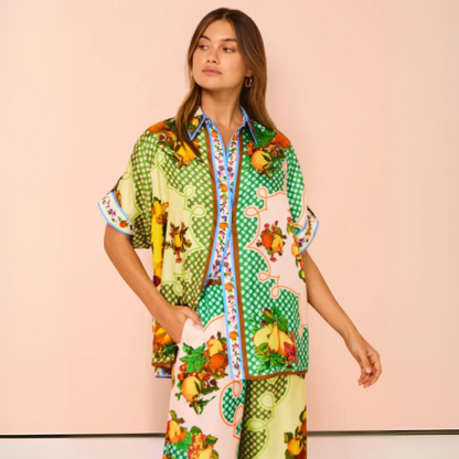 Mariela - Conjunto holgado estampado