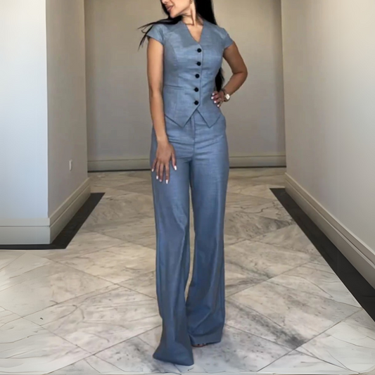 Delfina - Elegante conjunto sin mangas