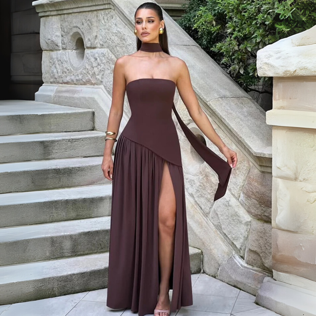 Julia - Vestido con escote en pico