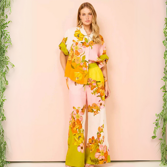 Mariela - Conjunto holgado estampado