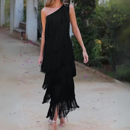 Martina - Elegante vestido de un hombro