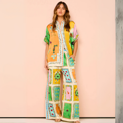 Mariela - Conjunto holgado estampado