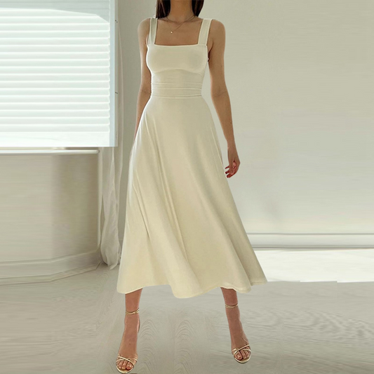 Isabella - Vestido largo con tirantes gruesos