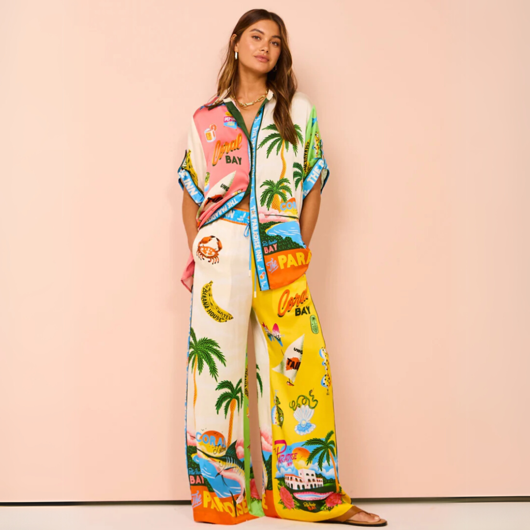 Mariela - Conjunto holgado estampado