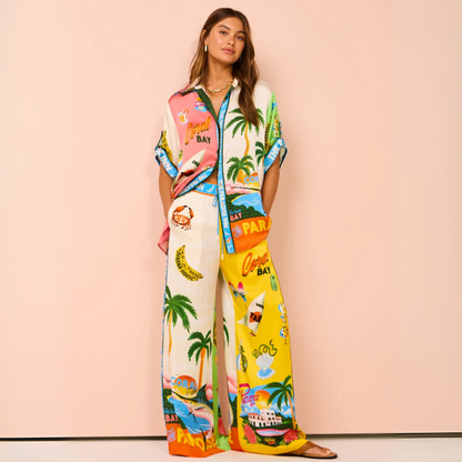 Mariela - Conjunto holgado estampado