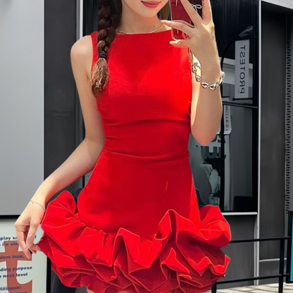 Juliana - Vestido corto globo