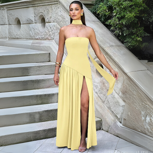Julia - Vestido con escote en pico