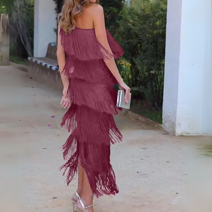 Martina - Elegante vestido de un hombro
